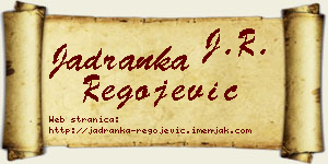 Jadranka Regojević vizit kartica